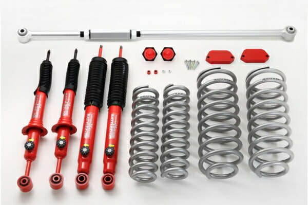 ジャオス ジャオス JAOS BATTLEZ×SUS complete set プラド 120系 BATTLEZ COMPLETE SET LC120 5DRS ガソリン車 年式02.10-09.08 適応5dr ガソリン(エアサス車 除)