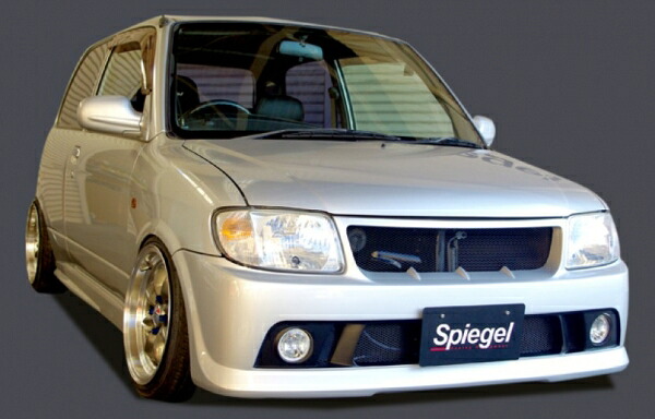 シュピーゲルArtista ダイハツ ミラ L700S フロントバンパースポイラー 未塗装|オートパーツ ダイレクト