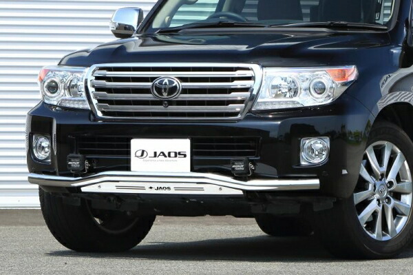 ジャオス ジャオス JAOS フロントスキッドバー 12-15 ポリッシュ/ブラスト ランドクルーザー 200系 12-15 年式12.01-15.07 適応全車