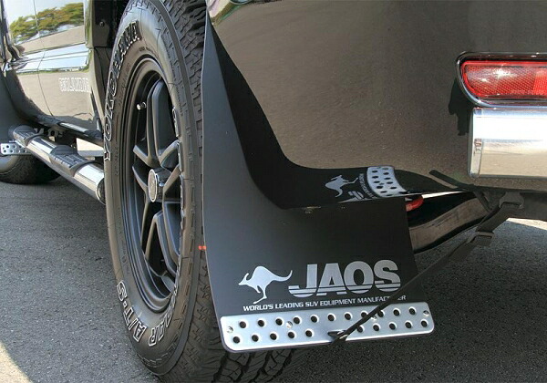 ジャオス ジャオス JAOS デリカ D5 (07.01-19.10) (19.02以降のディーゼル車除く)マッドガード3 リヤセット ブラック