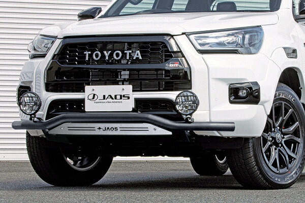 ジャオス ジャオス JAOS ハイラックス GUN125 Z GR SPORT フロントスキッドバー ブラック/ブラスト