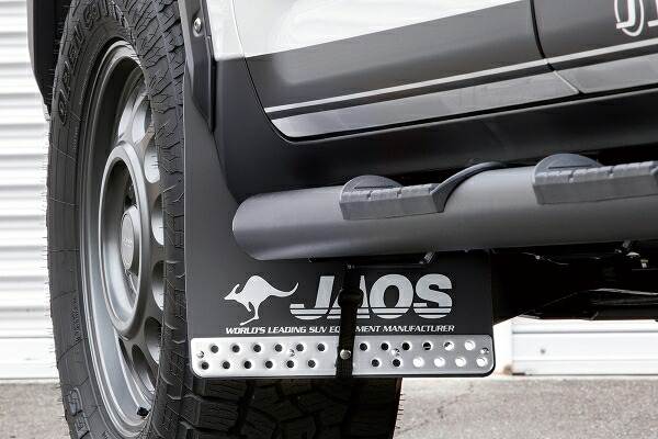ジャオス ジャオス JAOS ランドクルーザー 300系 マッドガード3 フロントセット ブラック