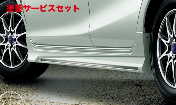 当社塗装品 TRD ティーアールディー TRD アクア NHP10 後期 サイドスカート 未塗装