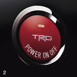 TRD ティーアールディー TRD ヴェルファイア (ATH20W) プッシュスタートスイッチ (ハイブリッド車用) 2011.10～