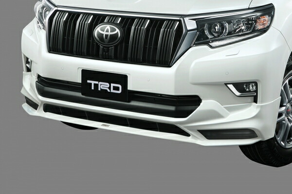 TRD ティーアールディー TRD ランドクルーザープラド 150 後期 フロントスポイラー LED無 未塗装 MS341-60004-NP