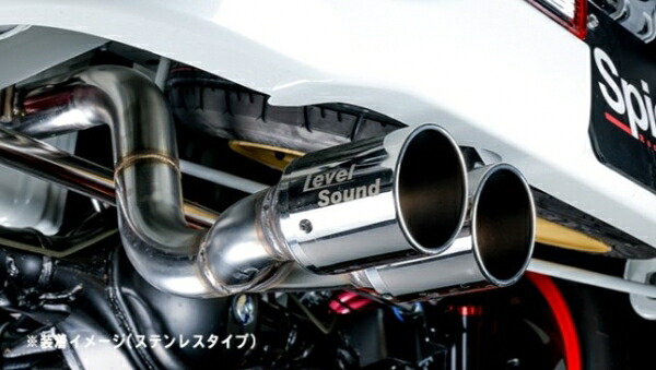 シュピーゲル タフト LA910S 4WD・ターボ車 LS-304 (レベルサウンド304) 車検対応マフラー ステンレステール