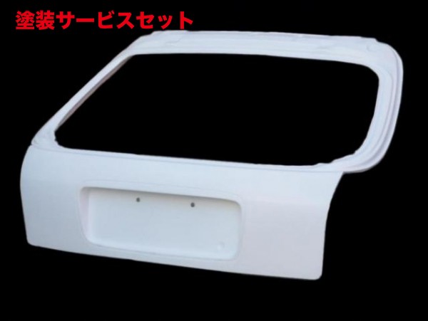 当社塗装品 エアロワークス エアロワークス シビック EK FRPリアゲート