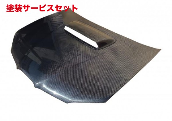当社塗装品 エアロワークス エアロワークス インプレッサ GD 後期 カーボンボンネット
