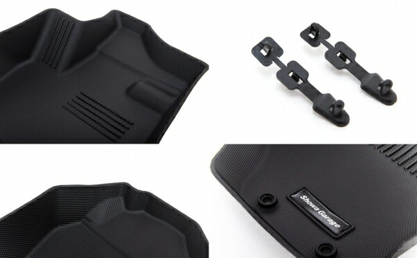 ショウワガレージジムニーシエラ JB74 3Dノンスリップフロアマット 一台分セット MT用｜オートパーツ ダイレクト
