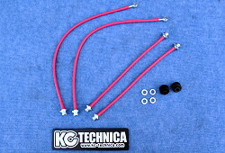 送料無料 ツイン シャトル ブレーキライン ストリートGT仕様 パステルレッド