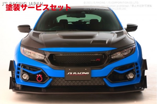 当社塗装品 ジェイズレーシングシビックハッチバック FK7 フロントスポーツグリル カーボン｜オートパーツ ダイレクト