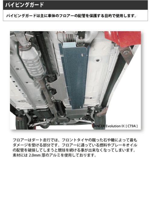 レイル / ビートラッシュレイル(LAILE) パルサー JN15 VZ-R パイピングガード|オートパーツ ダイレクト