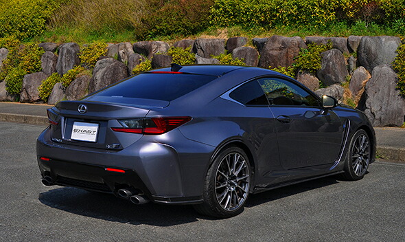 エクスアート エクスアート LEXUS RC F USC10 2UR-GSE iVSCマフラー(可変) リヤピースのみ チタン製オーバルテール