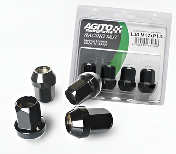 アギトAGITO Super Racing Nut L30 貫通レーシングナット(クロムモリブデン鋼)M12xP1.5 20本｜オートパーツ ダイレクト
