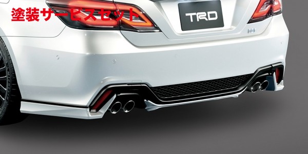 当社塗装品 TRD ティーアールディーTRD ティーアールディー クラウン 220系 RS リアバンパー 素地 未塗装|オートパーツ ダイレクト
