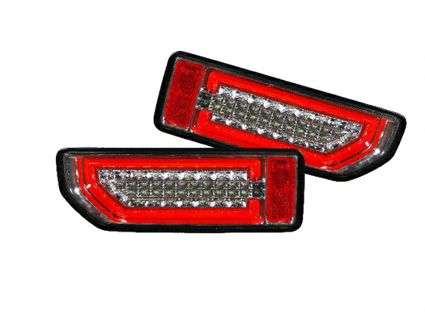 カースタイル ジムニーシエラ JB74 m-BRO サンダーLEDテール クローム