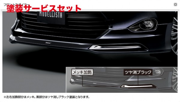 当社塗装品 モデリスタ ハリアー 60/65 MODELLISTA Ver.1 フロントスポイラー 素地
