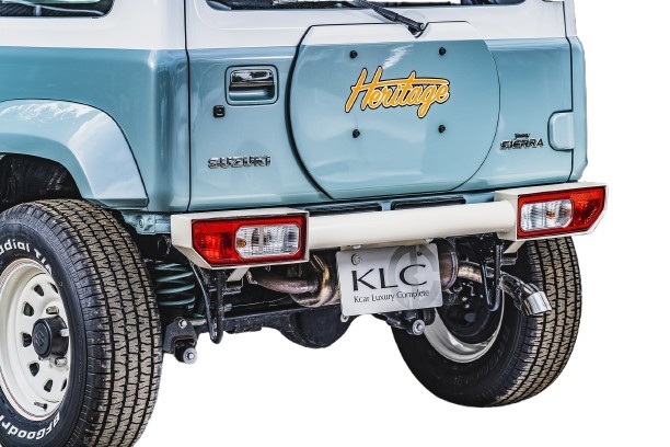 当社塗装品 ケーエルシージムニーシエラ JB74W トラディショナルバンパー74 リア アイボリー｜オートパーツ ダイレクト