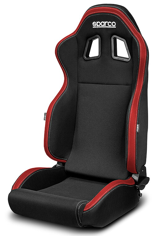 スパルコ スパルコ チューニングシート R100J ブラック×レッド