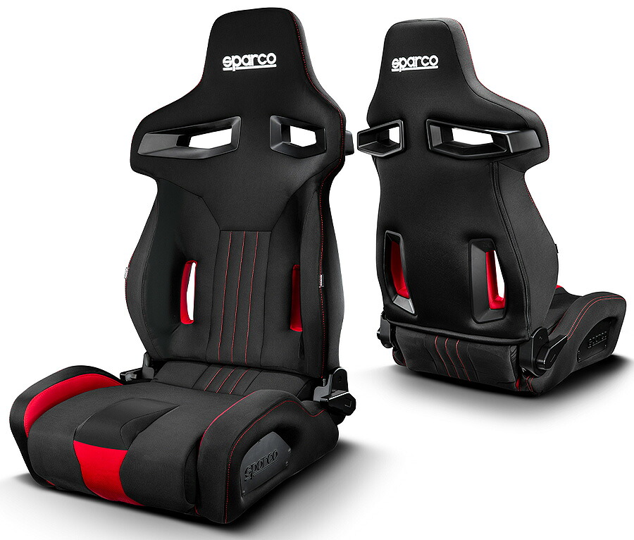 スパルコスパルコ チューニングシート R333 ブラック&times;レッド｜オートパーツ ダイレクト