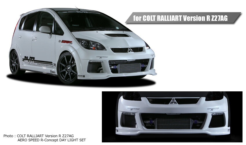 ブリッツ フロントバンパースポイラー Z27AG MITSUBISHI コルトラリーアートバージョンR (COLT RALLIART Ver.R) 07/11- Z27AG 4G15 MIVEC