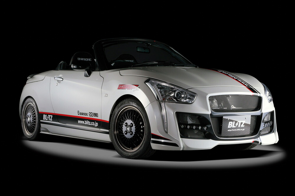 ブリッツ Front Bumper Spoiler DL Set LA400K コペン ローブ 14/06- LA400K KF-DET