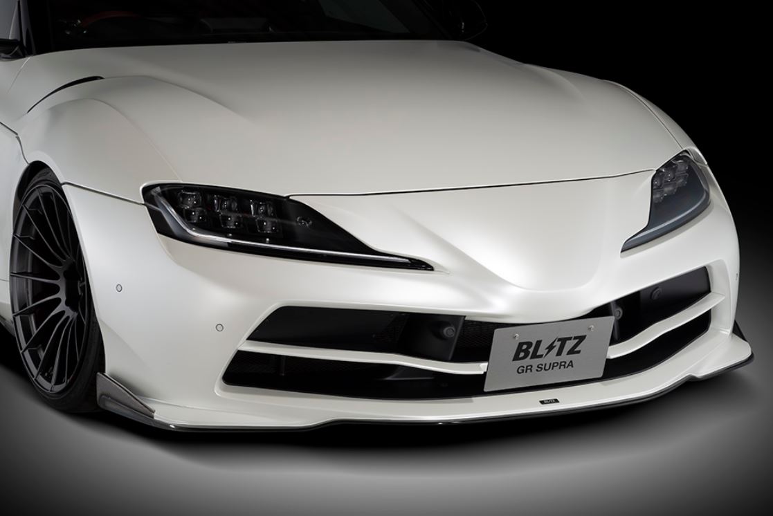 当社塗装品 ブリッツ スープラ DB系 エアロスピードRコンセプト フロントバンパースポイラー カーボン製