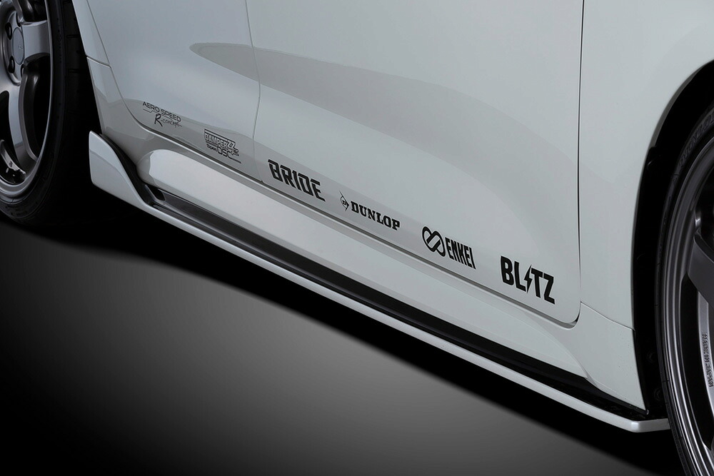 ブリッツカローラスポーツ 210系 エアロスピードRコンセプト サイドスポイラー GM 塗装済グレーメタリック|オートパーツ ダイレクト