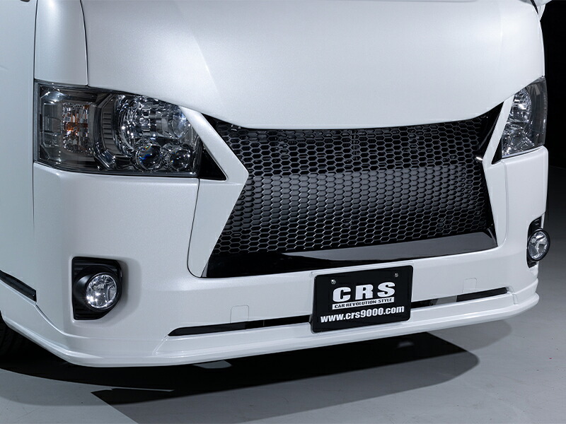 エセックス ハイエース 200系 4型- 標準 QUATTROフロントグリル ABS マットブラック【個人宅発送不可】