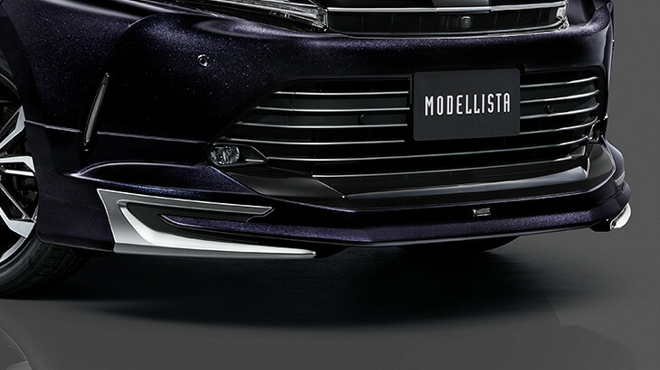 モデリスタ ハリアー 60系 後期 MODELLISTA Ver.1 フロントスポイラー (LEDなし) 未塗装【個人宅発送不可】