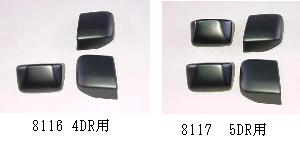 トレンドエックスハイエース 200系 キーホールレス ドアノブカバー 5DR ブラック|オートパーツ ダイレクト