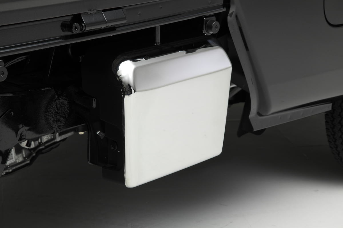 ライツS500P/S510P ハイゼットトラック/ジャンボ 後期 バッテリーカバー 貼り付けタイプ ブラックメッキ調|オートパーツ ダイレクト