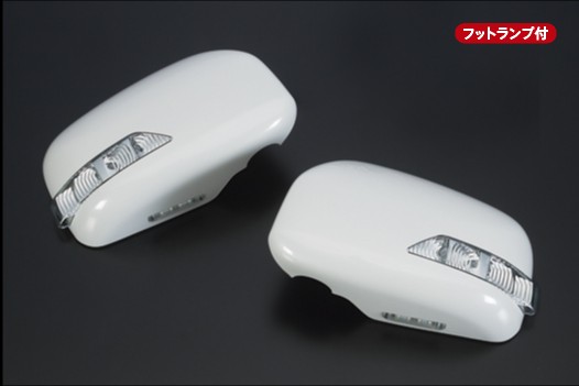 ライツ LEDウインカーミラーフットランプ付 L675S/L685S ミラココア/L455S/L465S タントエグゼ サテンメッキ