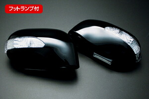 ライツLEDウィンカードアミラーカバー交換タイプ フットランプ付 マーチK12/ キューブZ11・Z12他 NISSAN車 塗装済;B20｜オートパーツ ダイレクト
