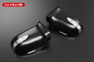 ライツ LEDウィンカードアミラーカバー交換タイプ フットランプ付 E51 前期 エルグランド専用 塗装;QX1
