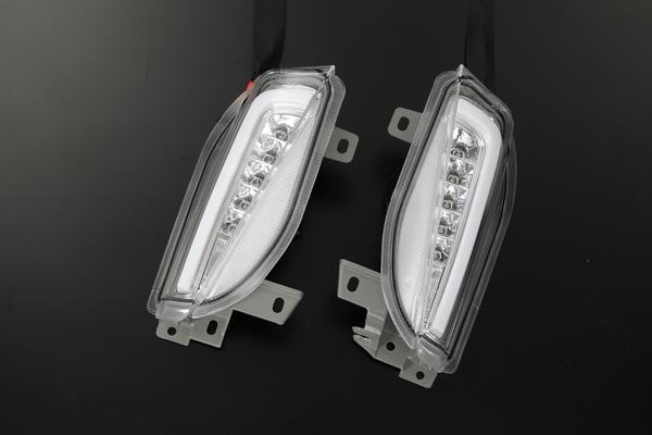 ライツライトバー仕様 LEDフロントウインカー Ver.2 プリウスα ZVW40/41 前期 TOYOTA車 クリアレンズ/LEDホワイト｜オートパーツ ダイレクト