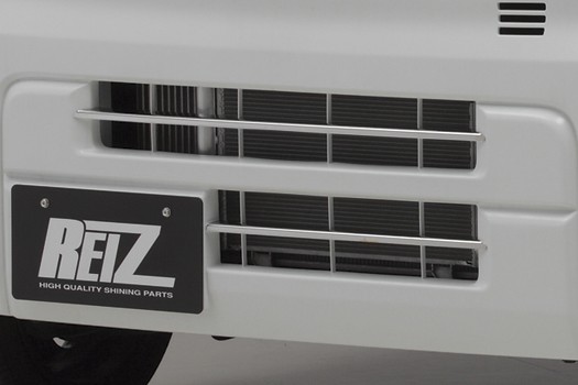 ライツ SUZUKI DA17V エブリイバン フロントバンパーグリルカバー 2P ステンレス製 鏡面仕上げ