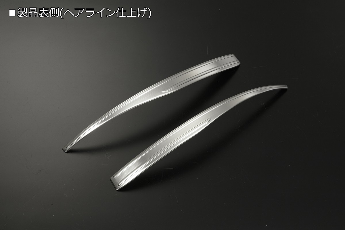 ライツ DA16T キャリイ/スーパーキャリイ フロントフェンダー プロテクターモール(カバー) 2P ステンレス製 立体カーボン調
