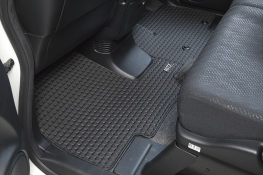 ライツ HONDA N BOX / N BOX カスタム(JF1/2)専用 フロアマット プレミアムラバー/ブラック
