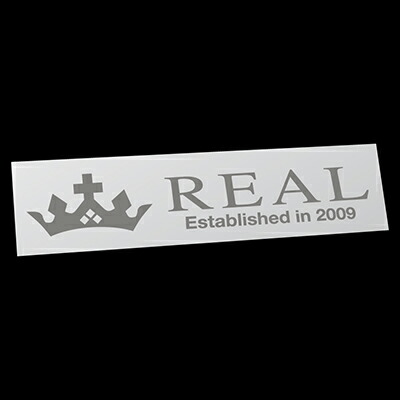 レアル REALオリジナルグッズ カッティングシート ヨコ型 グレー 135mm×25mm 6,315円