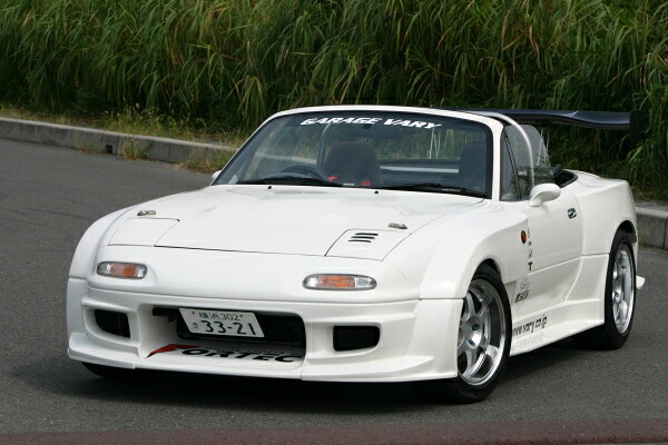 ガレージベリー ロードスター NA サイドステップ レース用 FRP製