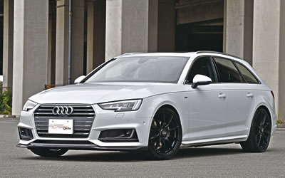 ガレージベリーAUDI アウディ A4 アバント 8W S-LINE フロントリップスポイラー FRP製｜オートパーツ ダイレクト