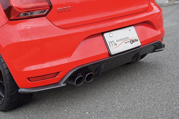 ガレージベリー VW Polo ポロ GTI 6C 後期 リアディフューザー カーボン製