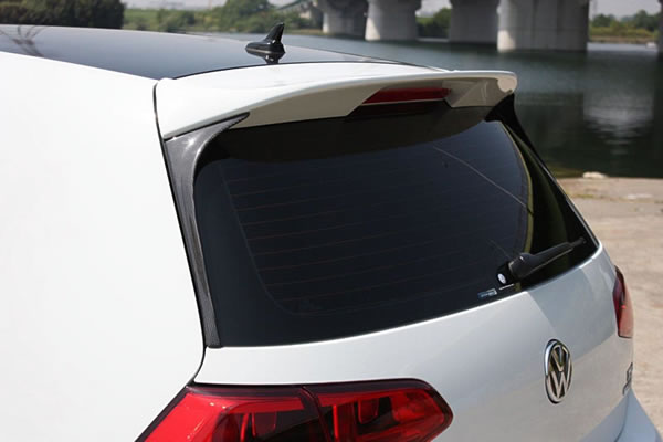 ガレージベリーVW GOLF ゴルフ 7 TSI コンビネーションルーフスポイラー(リアウインドウサイドスポイラー カーボン製)|オートパーツ ダイレクト