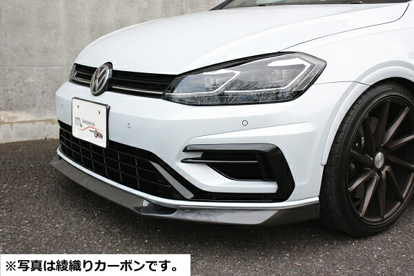 ガレージベリー VW GOLF ゴルフ 7.5 Rフロントリップスポイラー FRP製