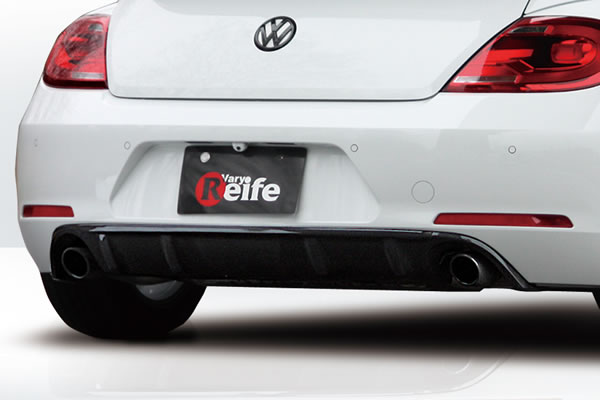 ガレージベリーVW The Beetle ザ ビートル ターボ リアディフューザー カーボン製 マフラー左右出し用|オートパーツ ダイレクト