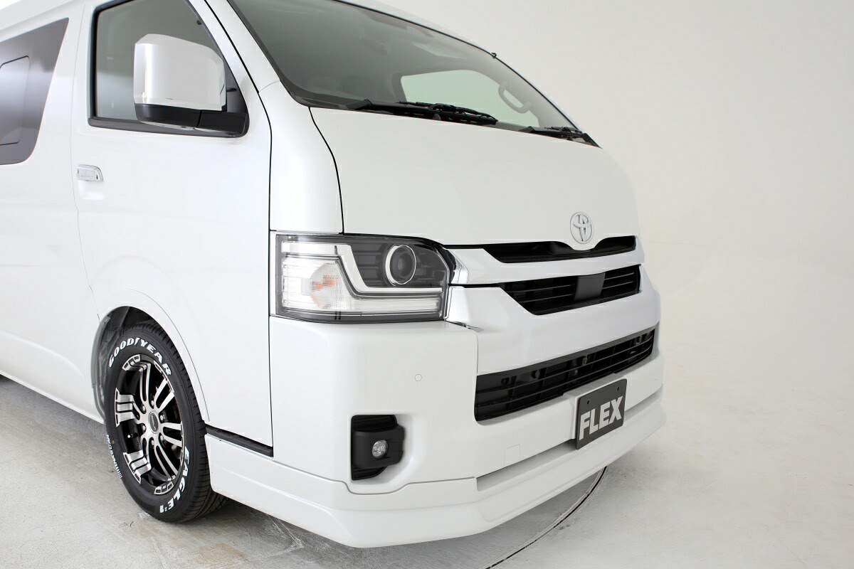 当社塗装品 フレックスハイエース Delfino Line オーバーフェンダー 塗装済089用【車両情報必須】｜オートパーツ ダイレクト 74,361円