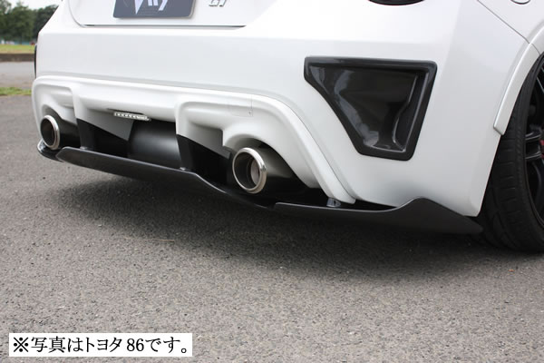 当社塗装品 ガレージベリーBRZ ZC6 FRP製リアディフューザー+カーボン製スリットスポイラー｜オートパーツ ダイレクト