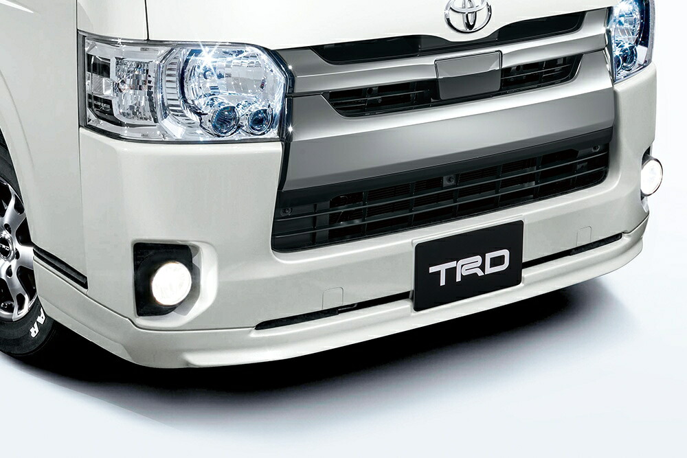 当社塗装品 TRD ティーアールディーTRD ハイエース 200系 4型 標準 エアロパーツセット ホワイトパールクリスタルシャイン (070)|オートパーツ ダイレクト