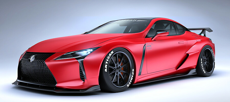 アーティシャンスピリッツLEXUS LC 500 BLACK LABEL GT 3ピースキット カーボン製｜オートパーツ ダイレクト